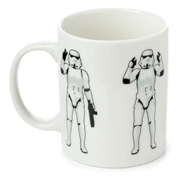 Puckator PKMUG408 Originalna bela skodelica Stormtrooper