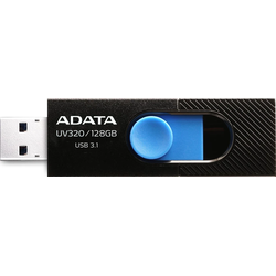 ADATA UV320 128GB USB 3.1 Flash disk - Modro-črn