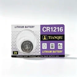 TIANQIU CR 1216 3V Litijumska Dugmasta Baterija - 1 Kom / Lithium Battery