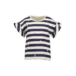 BLUE SEVEN Majica marine/off-bela