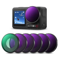 K&F Osmo Action 4/5Pro Filter Set CPL+ND8+ND16+ND32+ND64+ND256