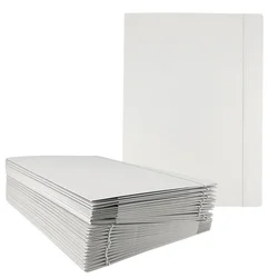 Mapa kartonska z elastiko levia 300g bela 110596 LEVIA
