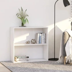 Ormarić za knjige s 2 razine 80x30x76,5cm od konstruiranog drva