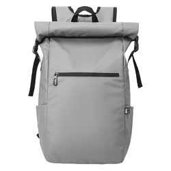 Ranac NEVADA – vodoodbojan/ laptop 15/ 50 cm visine/ reciklirani poliester/ sivi