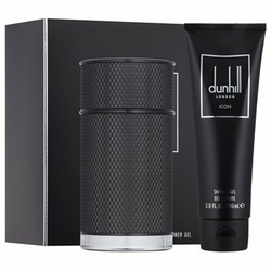 Dunhill Icon Elite darilni set I.  gel za prhanje 90 ml + parfumska voda 100 ml
