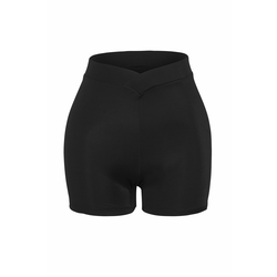 Trendyol Black High Waist Shorts Bikini Bottom
