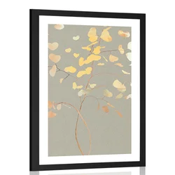 Plakat s paspartujem čar vejice - 30x45 no frame