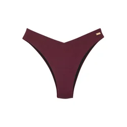 Copenhagen Studios Bikini hlačke vinsko rdeča