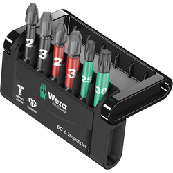 WERA Set bitova 6/1 Bit-Check 6 Impaktor 1 05057695001 šareni
