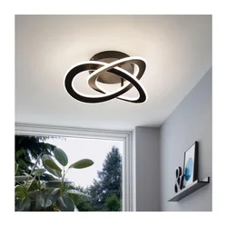 Eglo Rolimare zidna/1, led, 35w, 5500lm, crna/bela/plastika