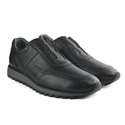 Mona Footwear Muške kožne patike, Crne