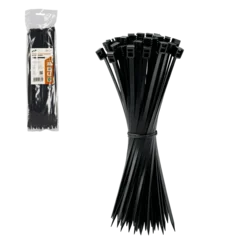 CHOMIK SET 100 ČRNIH PALETNIH TRAKOV 3,6 x 300 MM