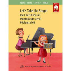 LETS TAKE THE STAGE! +CD FLUTE & PIANO