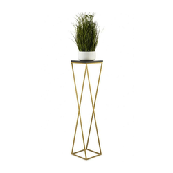 Stalak za cveće LOFT 100x24 cm zlatna/crna