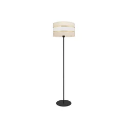 Podna lampa HELEN 1xE27/15W/230V krem/crna/zlatna