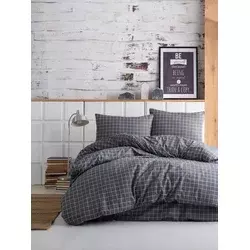 Lessentiel Maison Komplet posteljine Mini Kare, 160x220cm, Antracit
