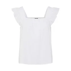 PIECES Bluza PCPIA bela