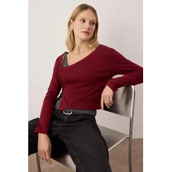 Trendyol Milla ženska bluza Twoaw26Bz00042, bordo