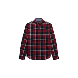 Superdry & Co Srajca mornarska / rdeča / bela