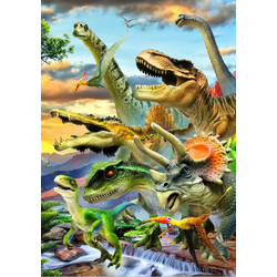 BlueBird - Puzzle Dino Sunset - 1 000 kosov