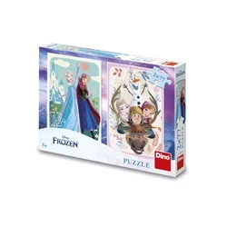 Dino frozen: ana i elsa puzzle set 2x77 delova ( 11164 )