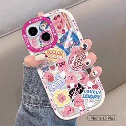 Yingkaida Maska za mobilni telefon iPhone 15 Plus, Šarena