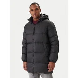 Tommy Jeans Zimska jakna ESSENTIAL  črna