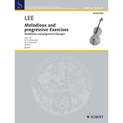 LEE:MELODIOUS AND PROGRESSIVE EXERCISES OP.131 FOR 2 VIOLONCELLI