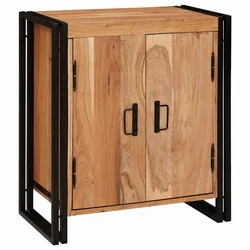 Noćni ormar Smeđa 66 x 35 x 76 cm Masivno bagremovo drvo