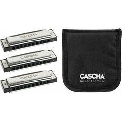 Cascha Blues Harmonica Pack 3 Diatonična ustna harmonika