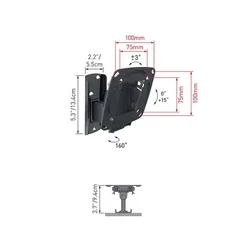 E120.B LCD TV zidni nosač 13-29 inča
