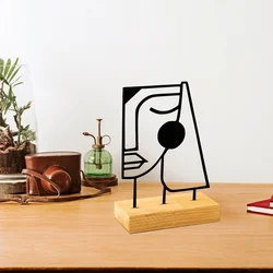 Atelier Del Sofa Dekorativna figura Serenity, 26x8x17 cm, Crna