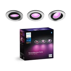 Philips - KOMPLET 3x LED RGBW prigušiva ugradna svetla Hue CENTURA 1xGU10/4,2W/230V
