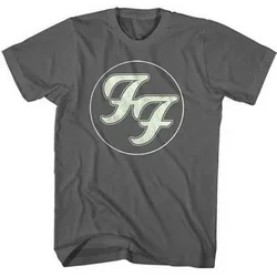 Foo Fighters Gold FF Logo Charcoal Grey M Majica