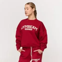 GymBeam Women‘s Varsity Sweatshirt Red