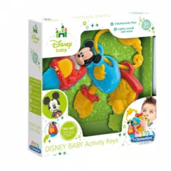 CLEMENTONI Disney muzički ključevi - CL14832 Univerzalno, 3+ meseci, Guma