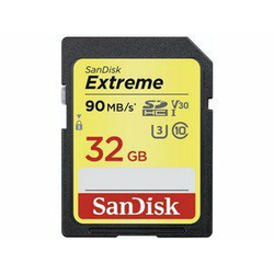 SanDisk Extreme SDHC UHS-1, class10, U3, V30 32GB pomnilniška kartica