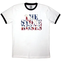 The Stone Roses 2013 Tour Ringer (Back Print Ringer) White XL Majica