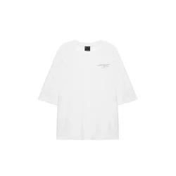 Pull&Bear Majica burgund/bela