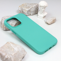 Maska za telefon Beautiful Shine Leather iPhone 14 Pro Max 6.7 menta