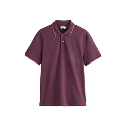 Next Majica oranžna/burgund/temno rdeča