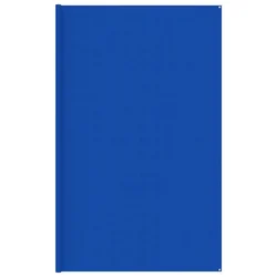 Vidaxl Preproga za šotor 400x400 cm modra HDPE
