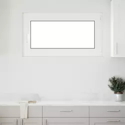 Prozor za podrum RISOR 110 x 50 cm PVC i staklo Bijela