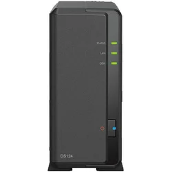 Synology DiskStation DS124 1-Bay NAS, CPU 4-core 1.7 GHz, 1 GB DDR4, 1 x 1Gbe LAN, 2 x USB 3.2 ( DS124 )