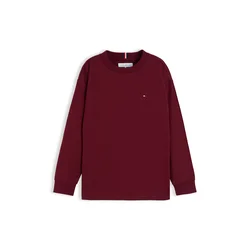 TOMMY HILFIGER Majica ESSENTIAL temno rdeča