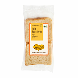 WERZ Tost bez glutena od integralnog rižinog brašna, (4000430008993)