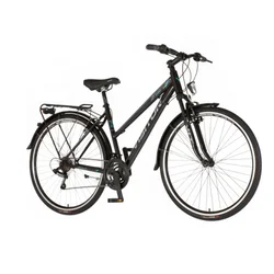 VISITOR Bicikl tour smart 28 inch crno tirkiz