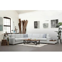 Atelier del Sofa Ugaona garnitura Loop 21 95x85x282cm Bela