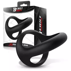 Beast Rings Double Silicone Ring 45mm Black