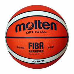 košarkaška lopta MOLTEN BGR7-OI, gumena, vel.7, narančasto/siva